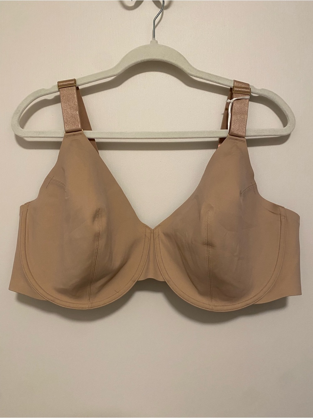 ThirdLove Nude Classic Unlined Full Coverage Bra 44E NWT